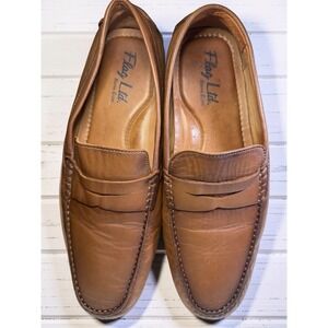 Flag Ltd. Nappa Glove Tan Leather Men's Loafer Size 10